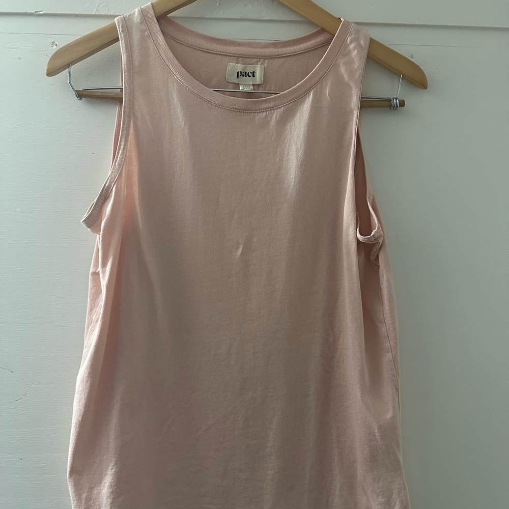 Pact Women's Light Pink Tank Top